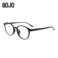 aojo新款近视眼镜 男女TR90方框板材复古眼镜架 潮流系列FATRE5501