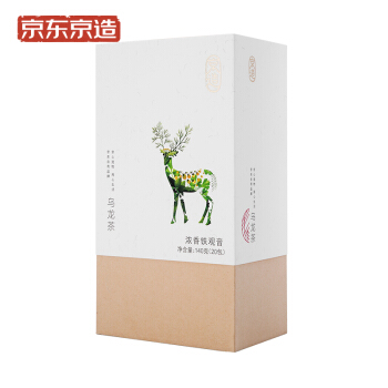 京东京造 安溪铁观音茶叶 茶叶礼盒 乌龙茶 浓香型 2018春茶 140g（20包）