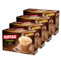 印尼进口 可比可（KOPIKO）豪享拿铁咖啡12包384g*4盒