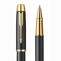 PARKER 派克 IM系列 纯黑丽雅金夹 宝珠笔