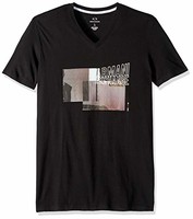 Armani Exchange阿玛尼Flag Graphic Ax 男T恤