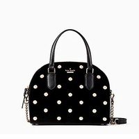 kate spade 凯特丝蓓  laurel way velvet mini reiley 单肩包