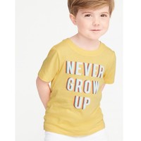 限顏色：OLD NAVY 兒童圓領短袖T恤