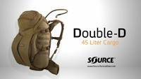 移动端：SOURCE溹思Double D 军用系列   双D背包 45L运动骑行双肩水袋包