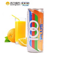 马来西亚进口运动饮料冲劲（100PLUS）橘子味功能饮料325ml*6瓶 *5件