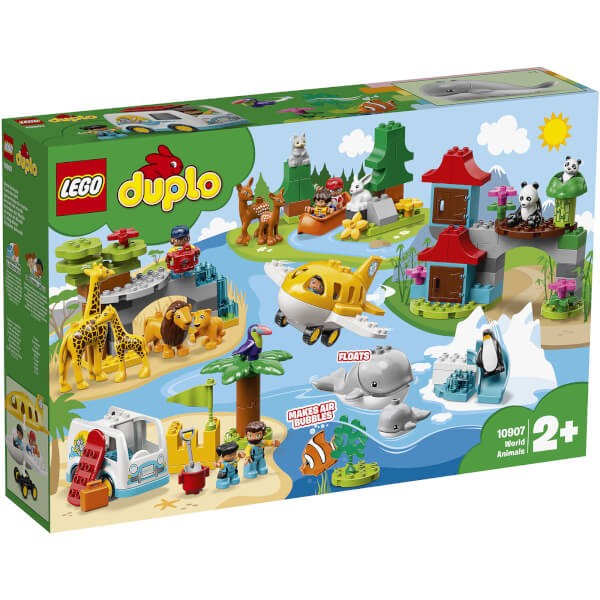 lego 乐高 得宝系列 10907 环球动物(新款)