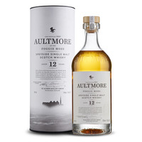 有券的上：AULTMORE 欧摩 12年斯贝塞单一麦芽威士忌酒 700ml