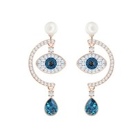 历史低价：SWAROVSKI 施华洛世奇 Duo Evil Eye 恶魔之眼 5425860 耳环