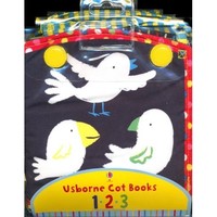 《Usborne Cot Books：123 数字布书》英文原版 