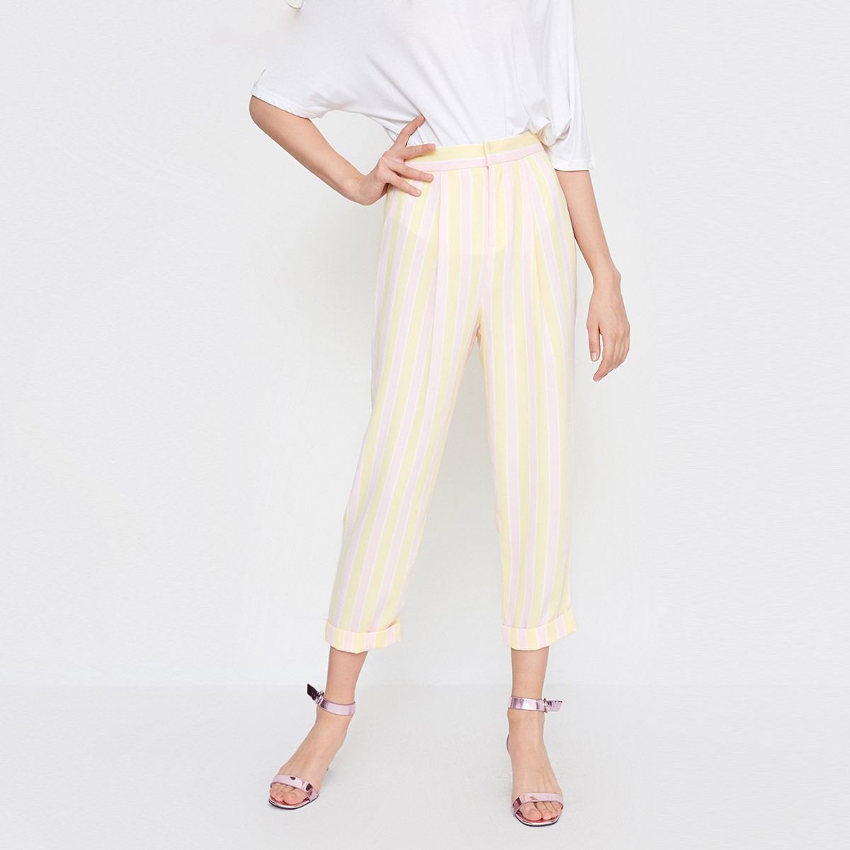 VERO MODA 维莎曼 31826J524 女士雪纺七分裤