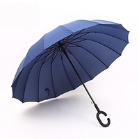 语诺商务全自动晴雨伞此款为全自动手柄配色款长柄创意晴雨伞遮阳伞