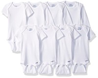 GERBER 婴儿8件装白色连体衣