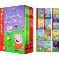 京东PLUS会员：《Peppa Pig:Read It Yourself With Ladybird Level 1-2 小猪佩奇分级读物》英文原版 全12册