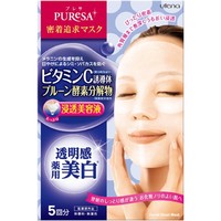 utena 佑天澜 Puresa VC 美白保湿面膜 5片 *6件