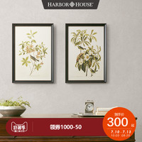 Harbor House花鸟植物装饰画美式客厅卧室沙发背景墙挂画Paradise