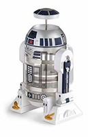 ThinkGeek 星球大战咖啡机 R2D2 限量版 4 杯法式印记 - 包括玻璃瓶、水壶和过滤器