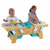 KidKraft 搭建玩具 工作桌，带收纳盒