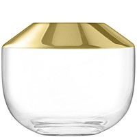 LSA 国际空间花瓶 H，透明装饰 金色 15cm g1402-15-358