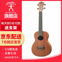 彩虹人ukulele 尤克里里 aNN-B2桃花芯木23寸
