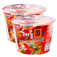 韩国进口 八道（PALDO）方便面拉面 章鱼海鲜碗面 泡面 110g*2碗