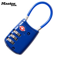 玛斯特密码锁出国旅行箱包挂锁4688MCND 蓝色 *2件