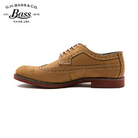 G.H.Bass GM7SL021 真皮布洛克雕花牛皮低帮鞋舒适英伦男鞋