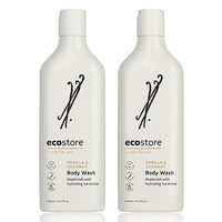 Ecostore 宜可诚 成人椰子香草沐浴液/沐浴露 400ml/瓶 两种规格可选 2瓶