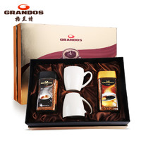 格兰特黑咖啡 德国进口0脂无蔗糖提神健身冻干速溶咖啡礼盒200g