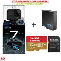银联专享、劳工节：GoPro HERO7 Black 运动相机 + GoPro电池 + Sandisk  闪迪 32GB TF卡