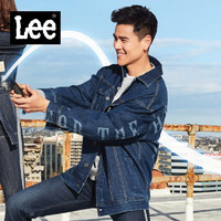 Lee 101+系列外套男春秋新款棉宽松版型潮牛仔夹克L371464MJ43X