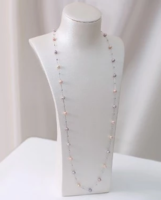 限时特价：QianXing 千星珠宝 S925 混彩淡水珍珠项链