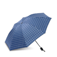 方格子太阳伞遮阳防紫外线男女折叠晴雨伞两用 96cm