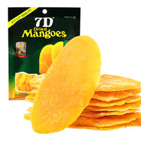 菲律宾进口 7D芒果干 蜜饯果干芒果片休闲零食办公室小吃果脯水果干 70g/袋 *11件