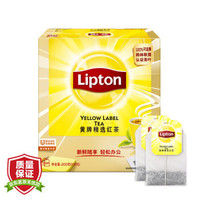 立顿Lipton  红茶叶 黄牌精选经典 办公室下午茶 袋泡茶包 2g*100包