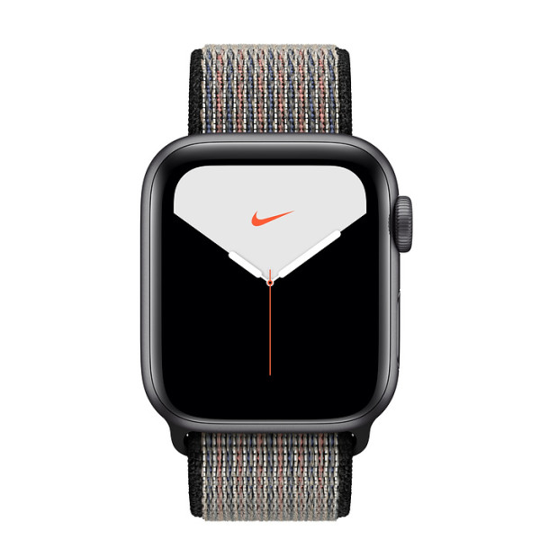 商品apple 苹果 watch nike series 5 智能手表 (44 mm,深空灰色铝