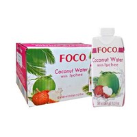 越南原装进口兰蒂斯 FOCO 荔枝椰子水 330ml*12 *2件+凑单品