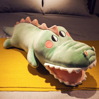 可爱大牙鳄鱼睡觉夹腿长条抱枕公仔90厘米 *2000件