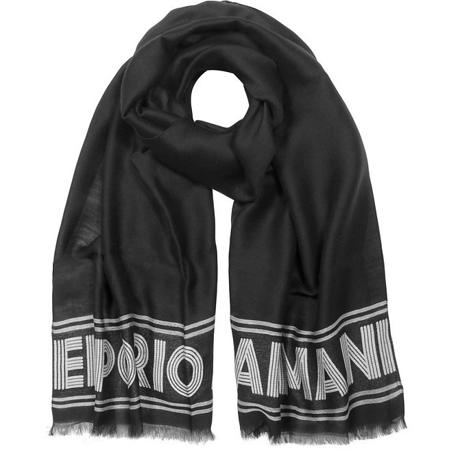 EMPORIO ARMANI 两色女式编织披肩