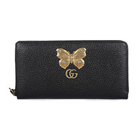  GUCCI 古驰 古驰 新品女款时尚手拿包长款钱包 499363 CAOGT