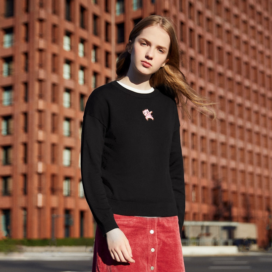 Semir 森马 19-019070457 女士毛衣