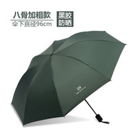 三折叠加厚黑胶防晒遮阳森系太阳伞雨伞