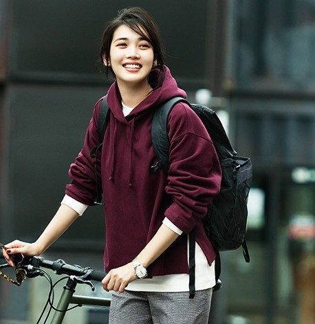 UNIQLO 优衣库 U系列 422573 女士连帽运动衫 