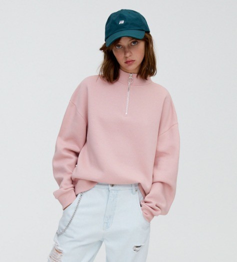  PULL&BEAR 09596309 女士拉链卫衣 