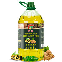 承康核桃山茶食用植物调和油山茶油核桃油植物油食用油4L