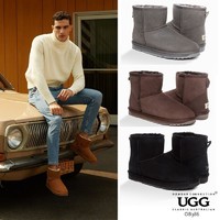 OZWEAR UGG 男款防水羊皮毛一体加绒保暖雪地靴