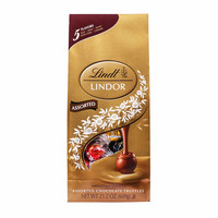 LINDT 瑞士莲 软心牛奶夹心巧克力球多口味混装 600g/袋