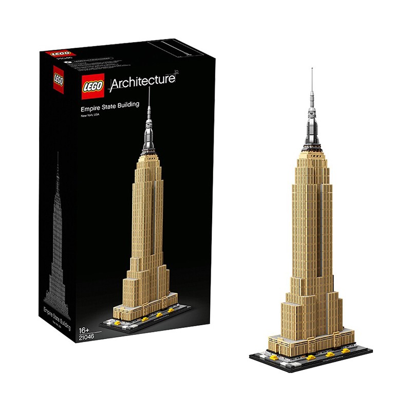 银联专享lego乐高建筑系列21046帝国大厦