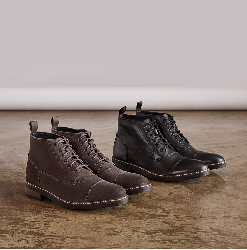 Clarks Blackford Cap 男士英伦复古马丁靴