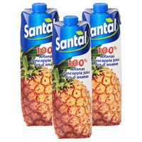 意大利进口 Parmalat 帕玛拉特圣涛 100%菠萝汁 1L*3盒 果蔬汁 纯果汁饮品 *4件