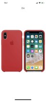 Apple iPhone XS 硅膠保護殼 MRWC2FE/A（紅色）